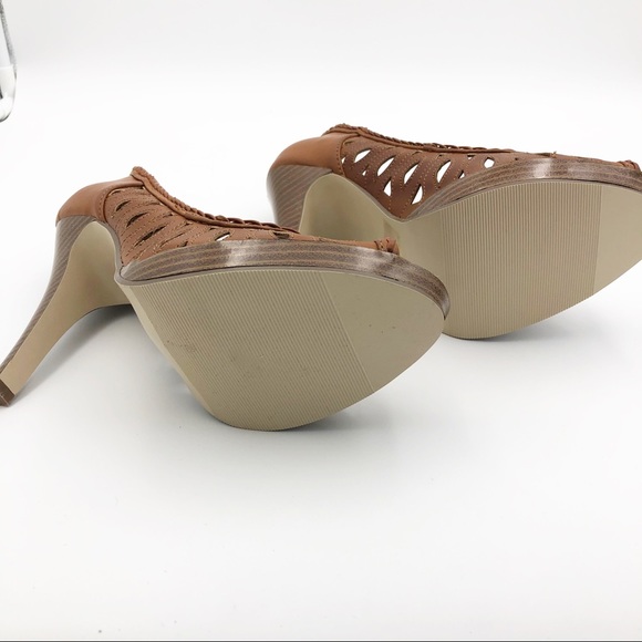 DELICIOUS HOT Brown Heels with Vintage - Picture 4 of 6